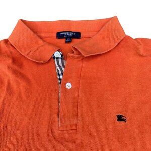 VINTAGE Burberry Shirt XXL Button Up Orange